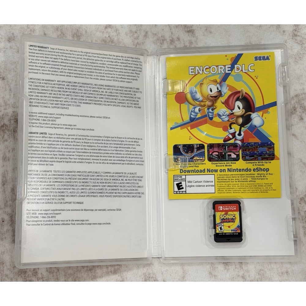 Sonic Mania (Nintendo‎ Switch, 2017) - Picture 3 of 5